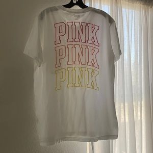 Rainbow logo T-shirt size Large